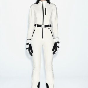 Zara White and Black Ski Suit